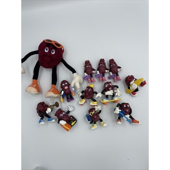 Applause & Calrab Other - Vintage California Raisins Figures 1980s Lot of 12 Calrab Applause Toys